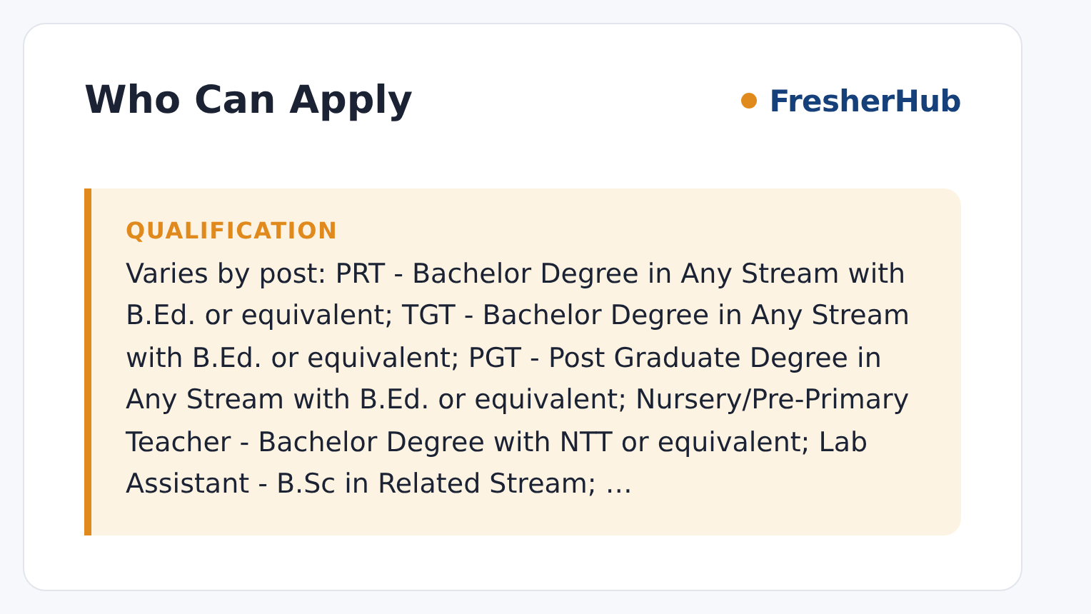DAV CBT 2027-28: Registration Open, Apply by 08 Oct 2026 age limit and educational qualification