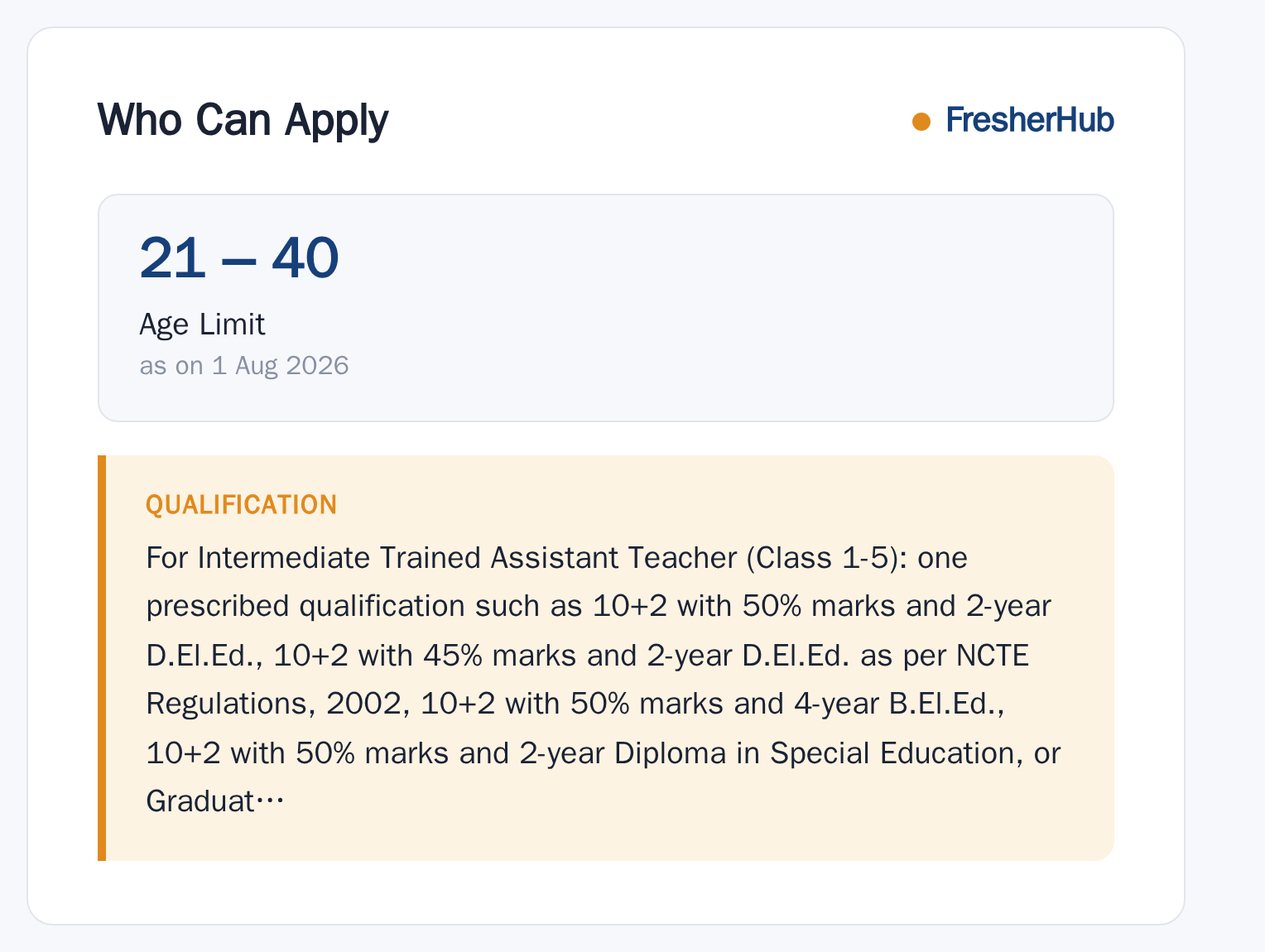 JSSC Para Teacher 2026: Apply Soon, 7299 Vacancies age limit and educational qualification