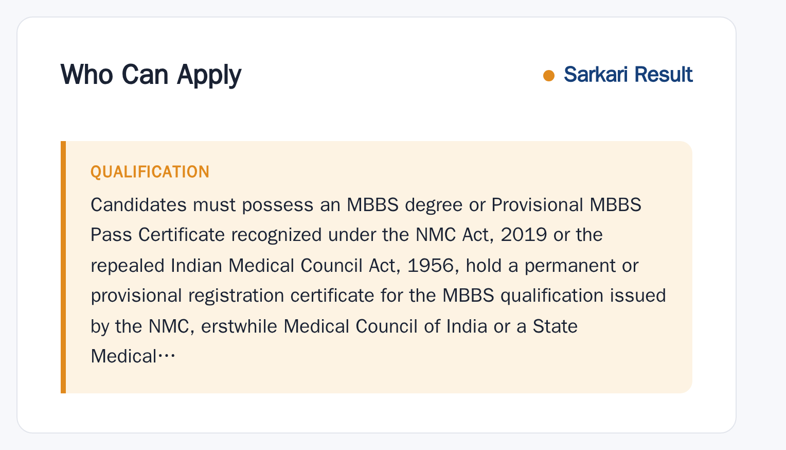 NEET-PG 2026: Application Open, No Vacancy Count age limit and educational qualification