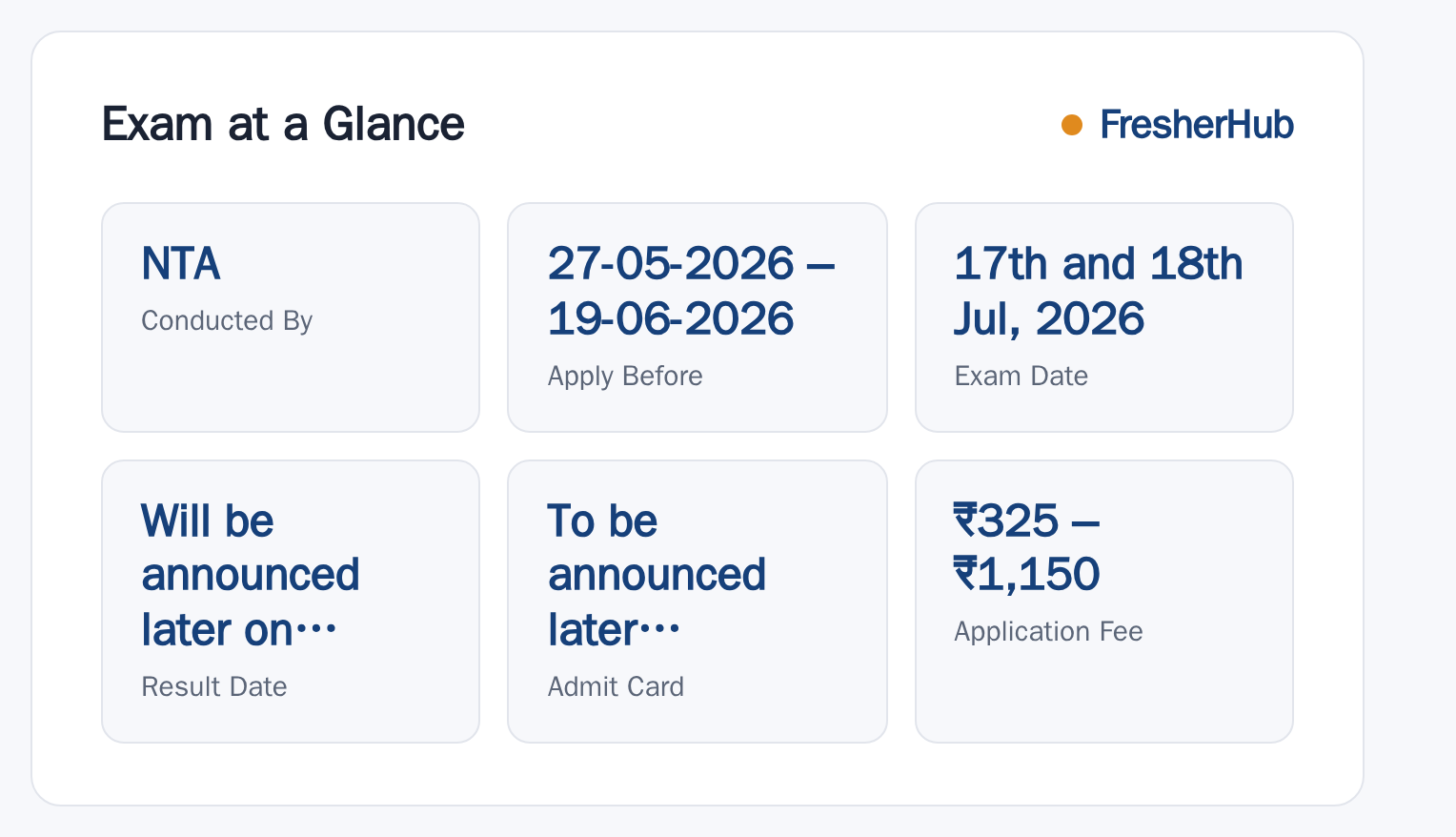 Joint CSIR-UGC NET June 2026: Notification, Dates at a glance — posts, dates and fee