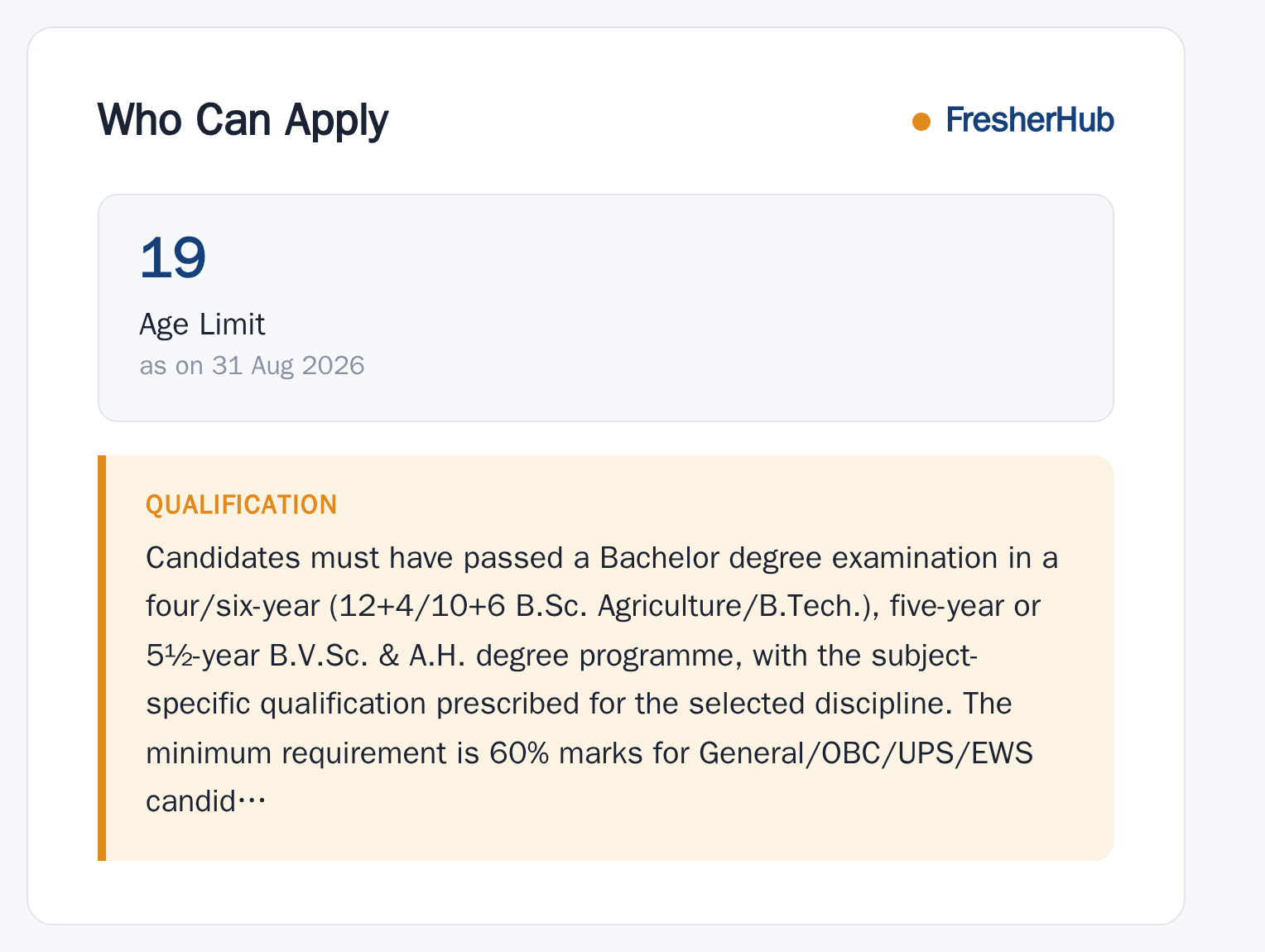 ICAR AIEEA (PG) 2026: Application Open, Vacancy Not Stated age limit and educational qualification