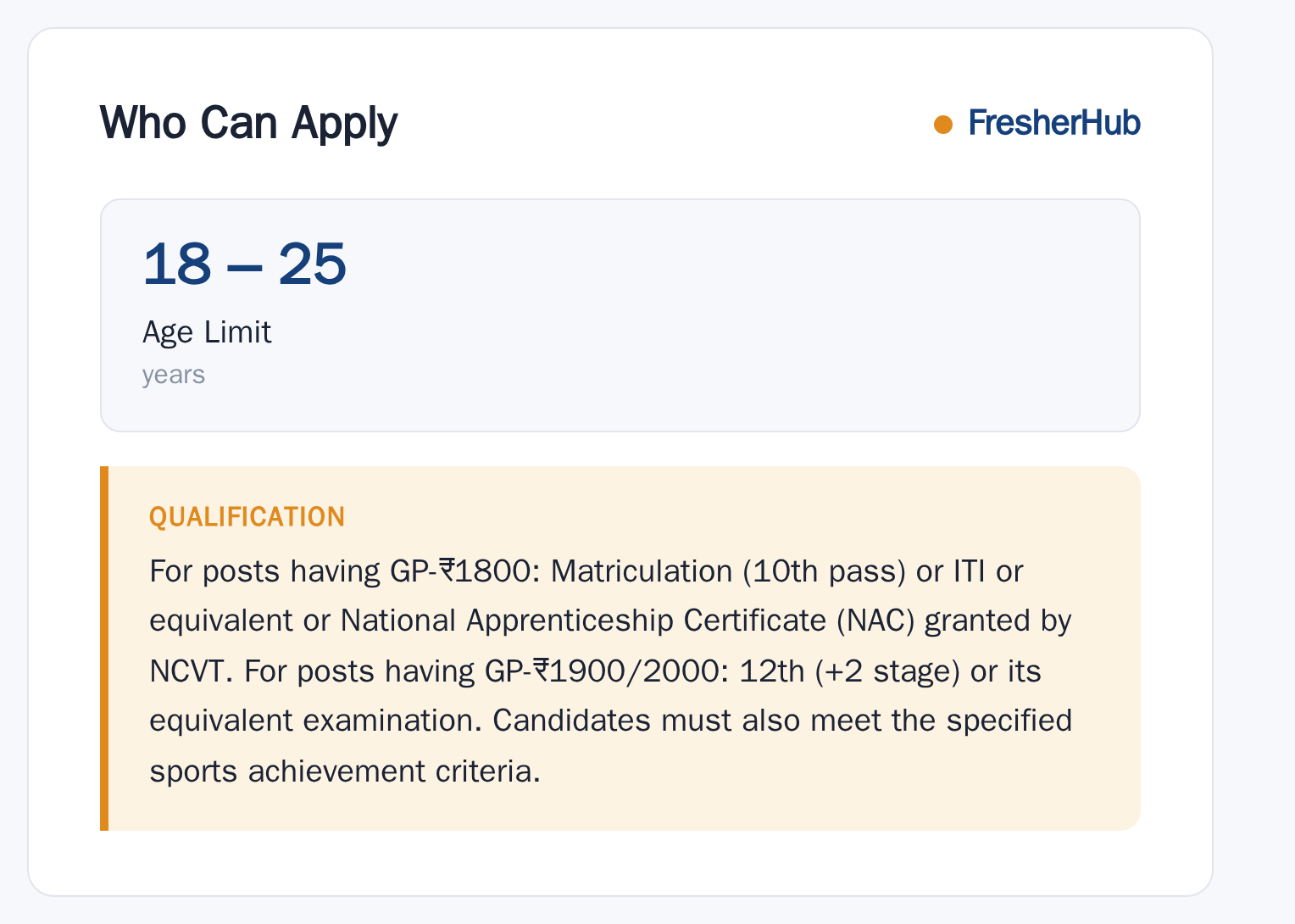 RRC SCR Sports Quota 2025: Notification, 61 Vacancy age limit and educational qualification