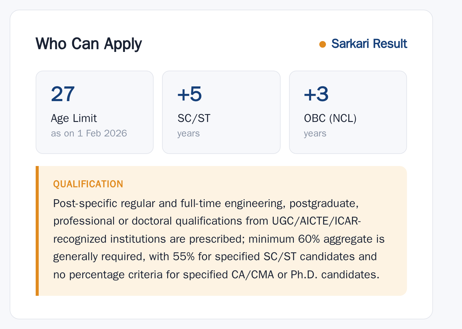RCF Management Trainee Recruitment 2026 age limit and educational qualification