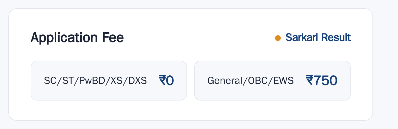 SBI Junior Associates 2026: Notification Out, 7680 Vacancy application fee by category