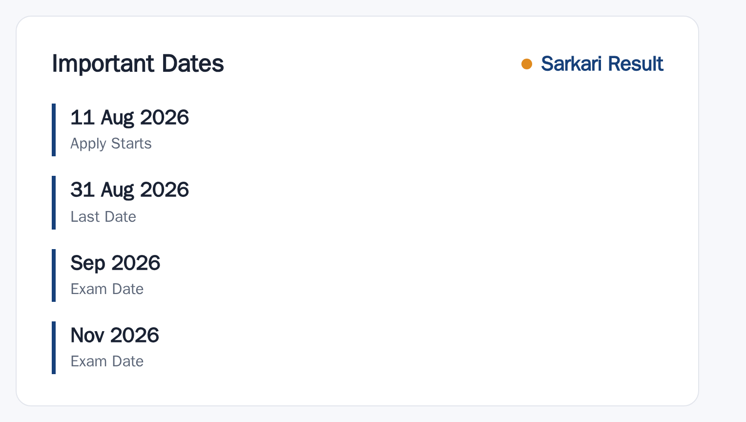 SBI Junior Associates 2026: Notification Out, 7680 Vacancy important dates