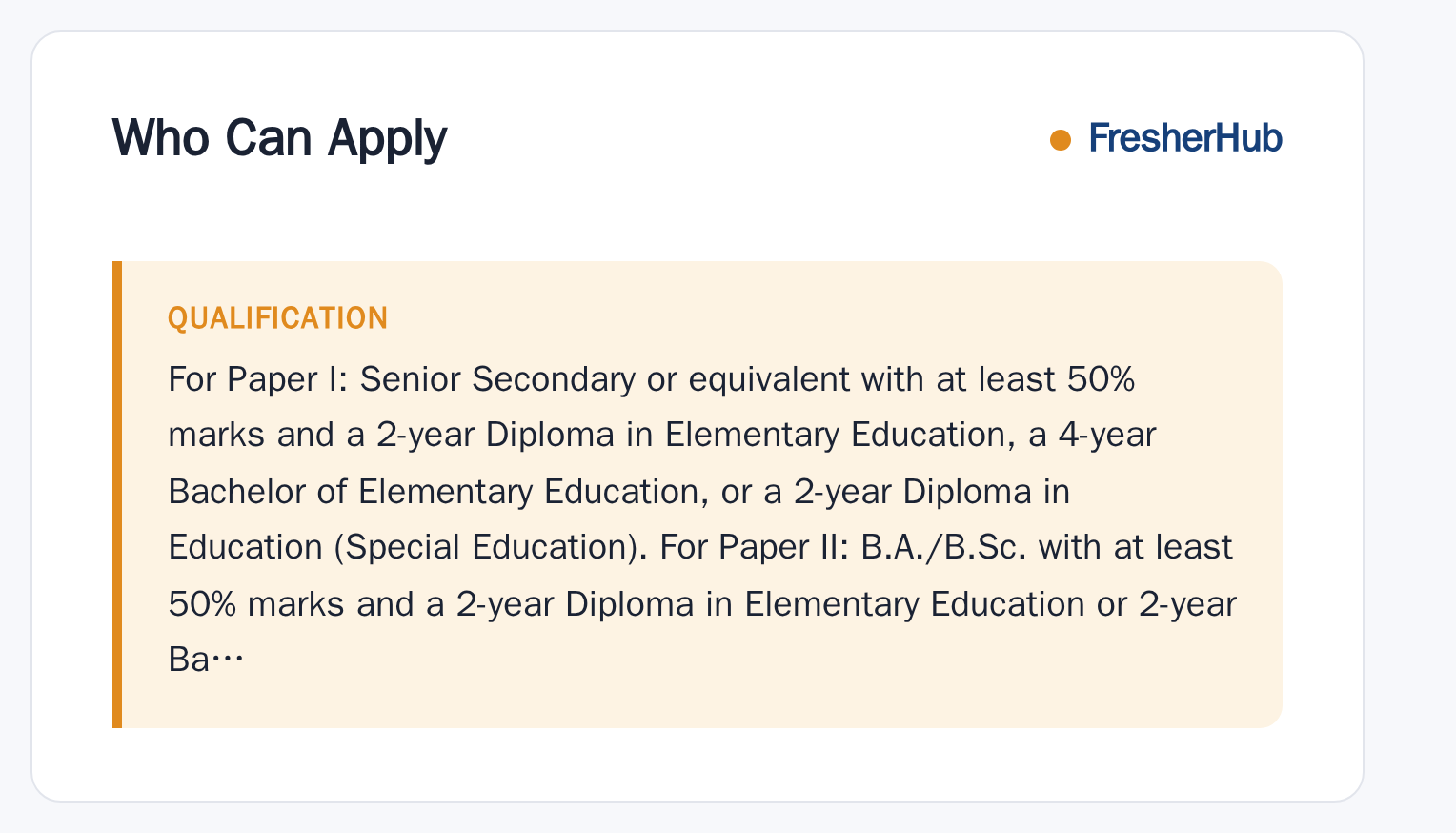 Sikkim STET 2026: Notification Out, Exam October 11 age limit and educational qualification